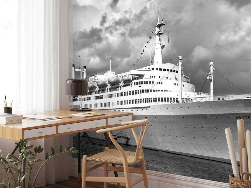 Classique océan intemporel en noir et blanc