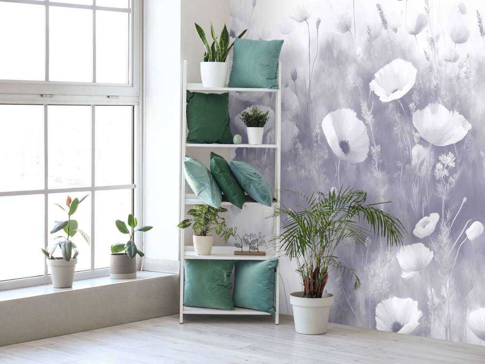 Danse de fleurs sauvages - violet