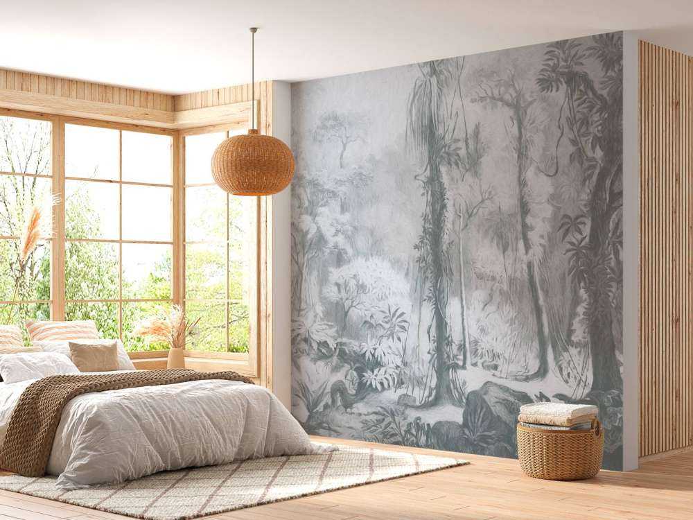 Forêt tropicale - bleu