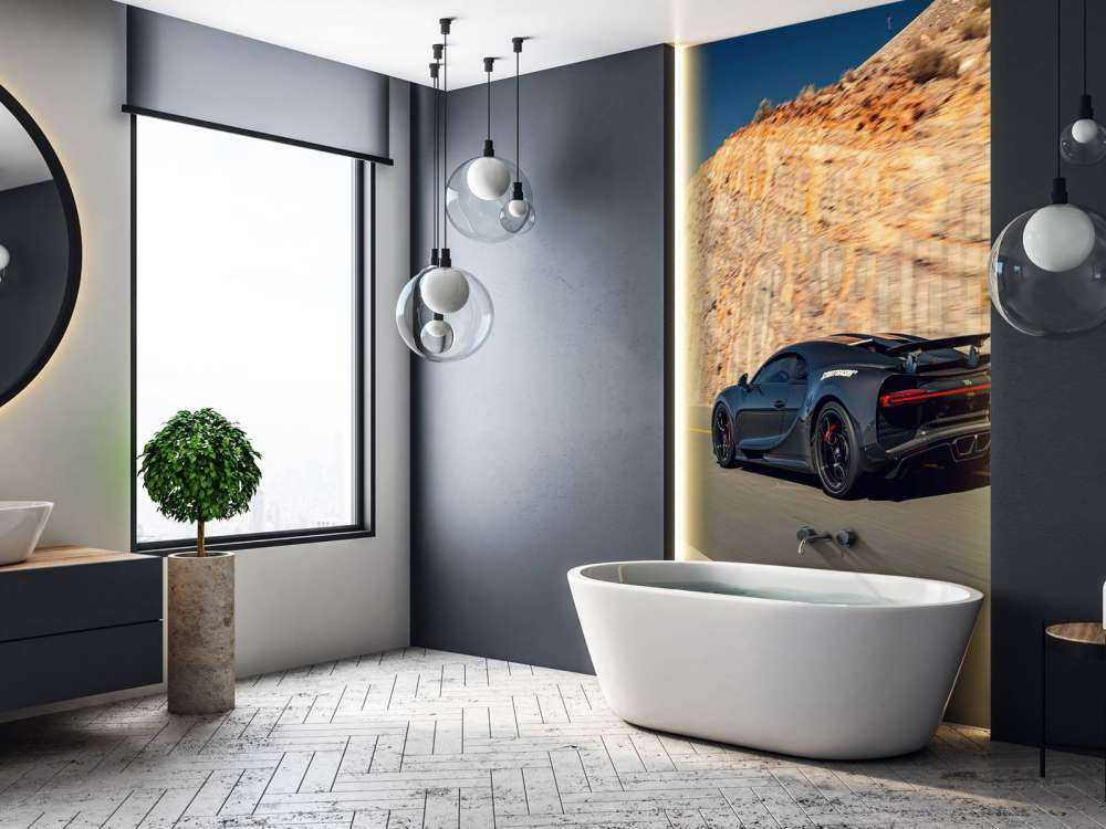 Bugatti Chiron Pur Sport en action