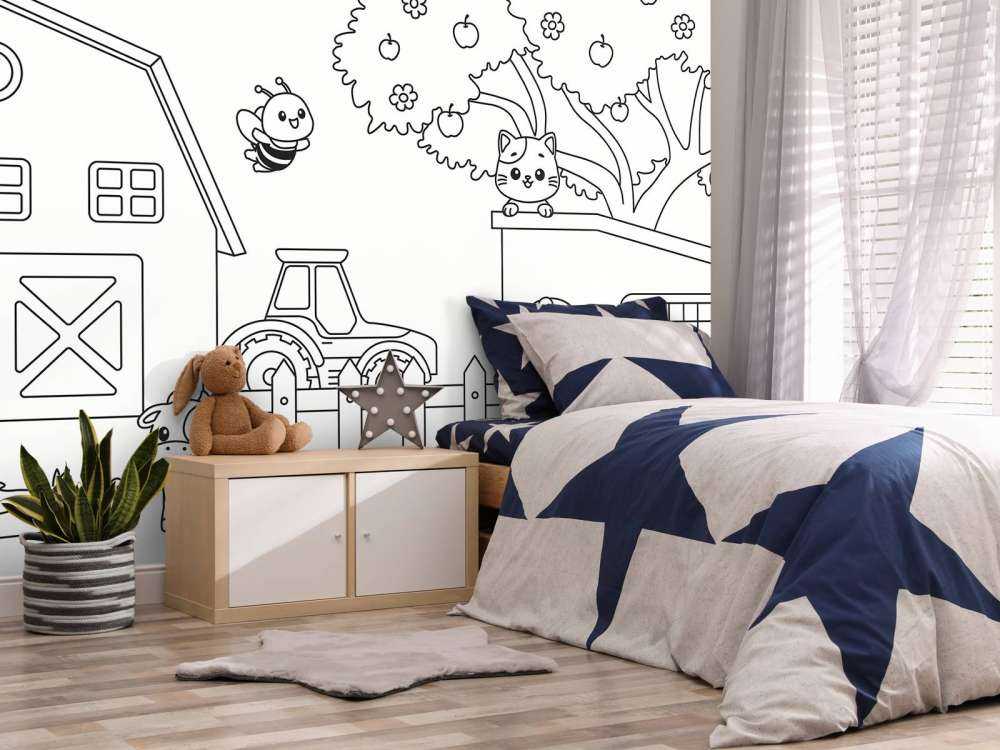 Animaux joyeux à la ferme