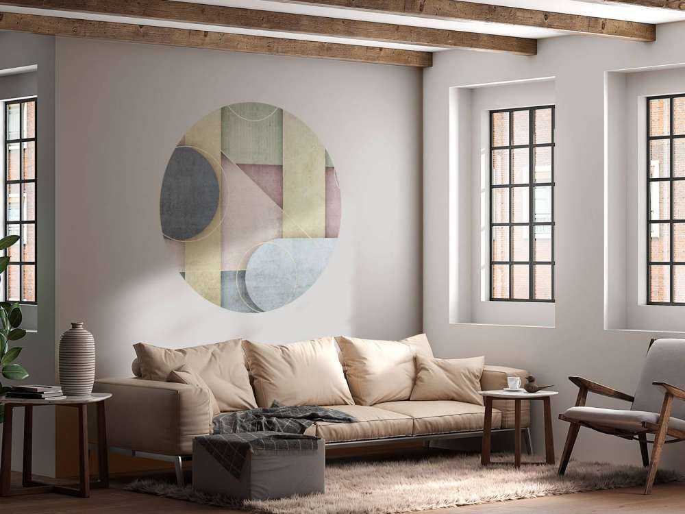 Jeu pastel géométrique doux