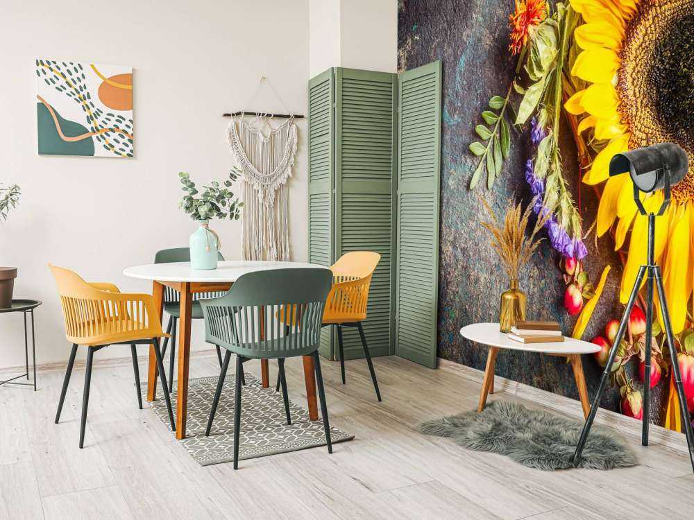 Statue florale d'automne