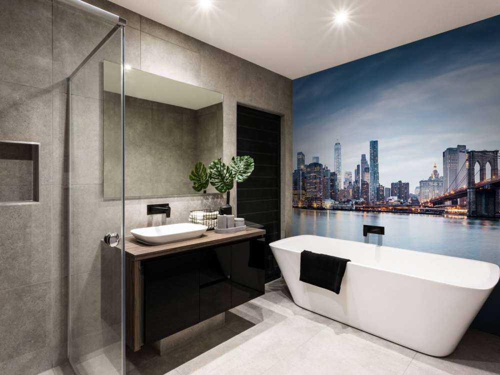 Coucher de soleil de New York