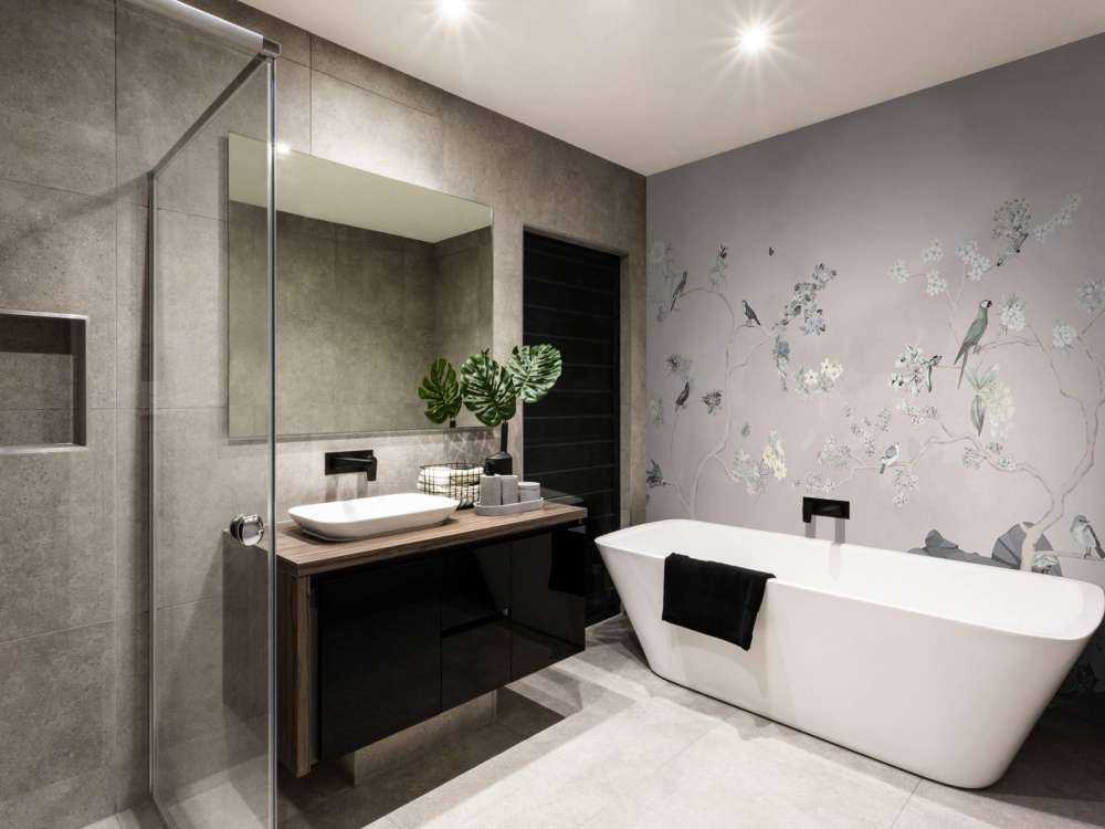 Birds in Garden Panorama 10