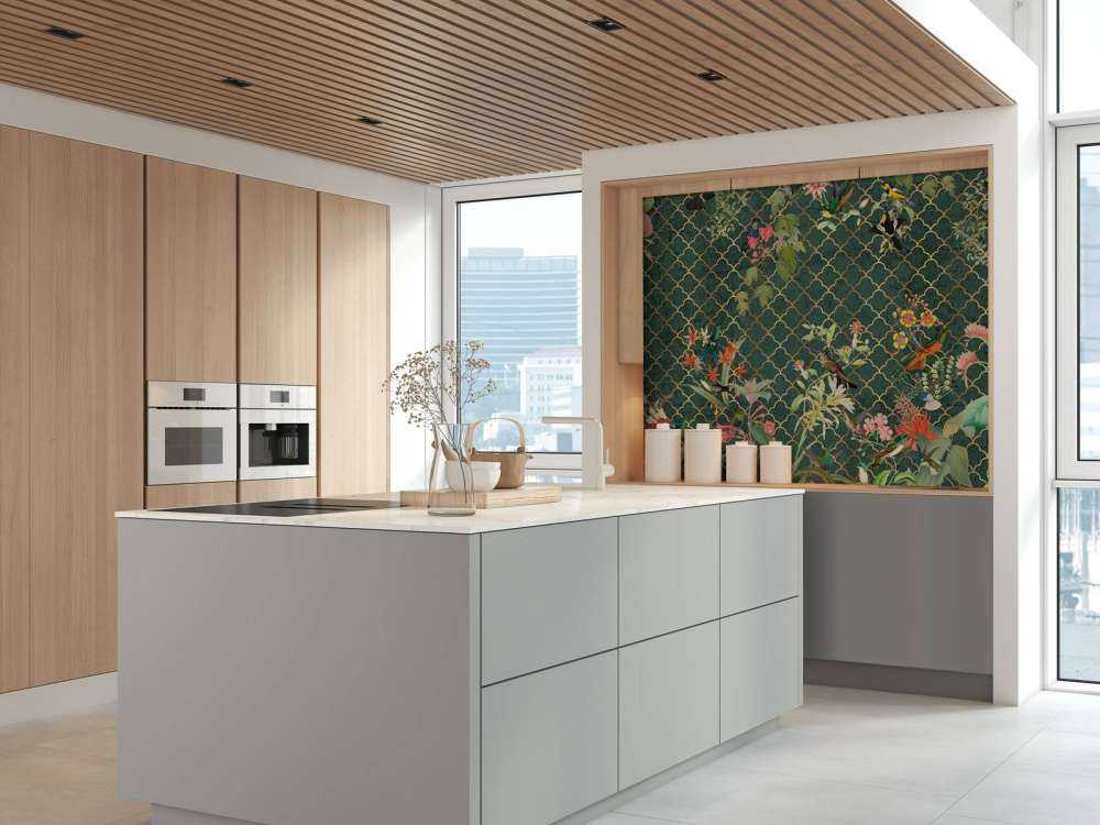 Élégance de la jungle avec de l'or