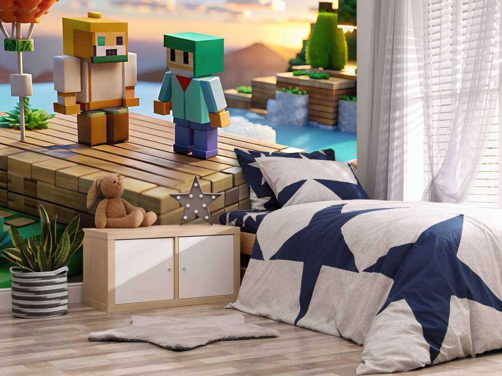 Ballon à air chaud dans la vallée des pixels