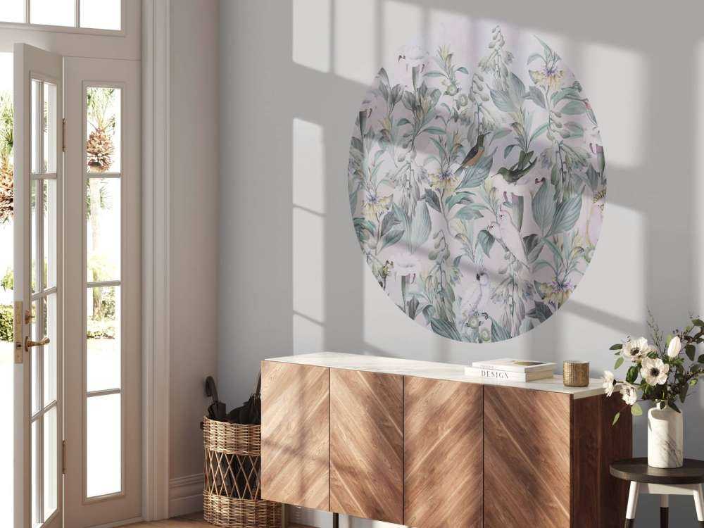 Chant d'oiseau éthéré en fleurs - Élégance atténuée