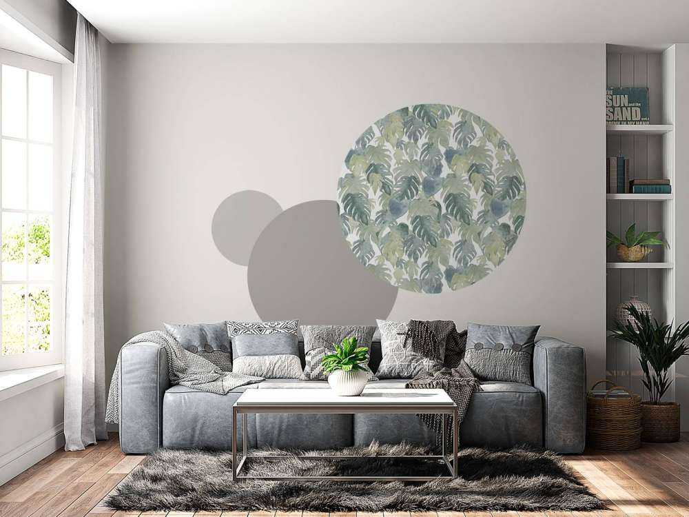 Palmiers tropicaux à l'aquarelle