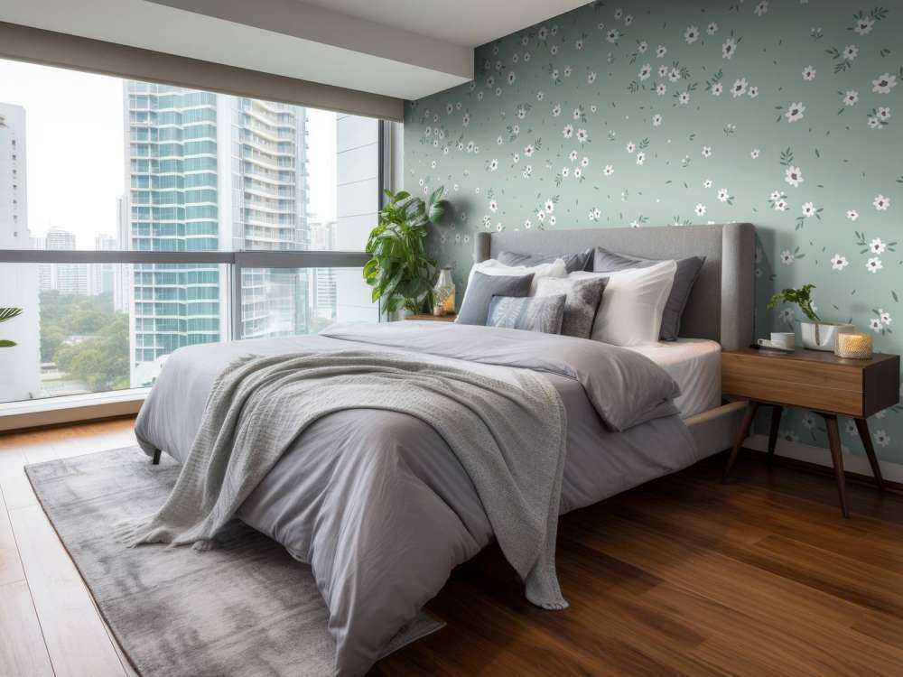 Échoppe de Fleurs Vert Menthe