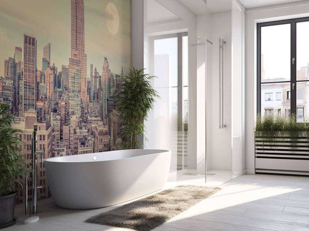 Empire State Building avec Manhattan