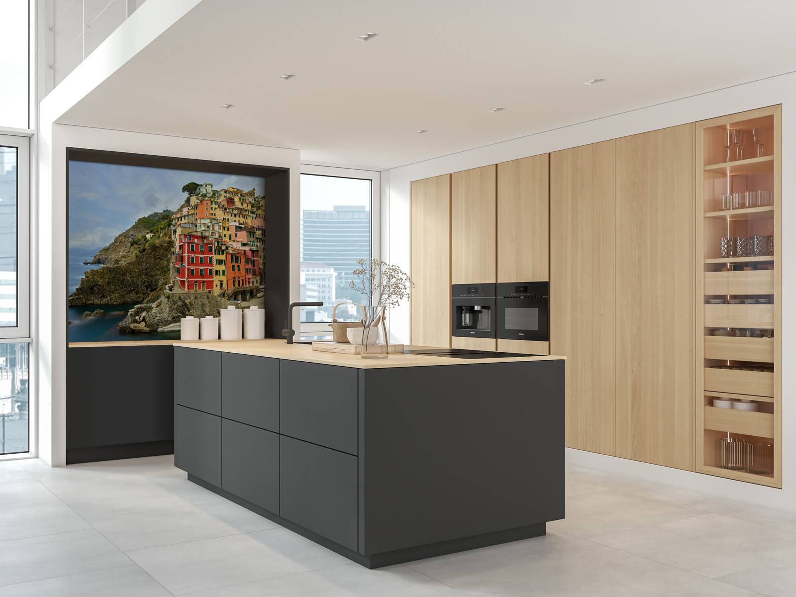 Chalets italiens à la côte