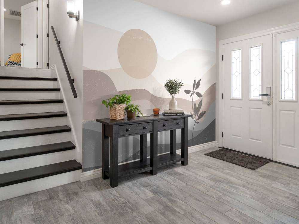 Coucher de soleil du milieu du siècle