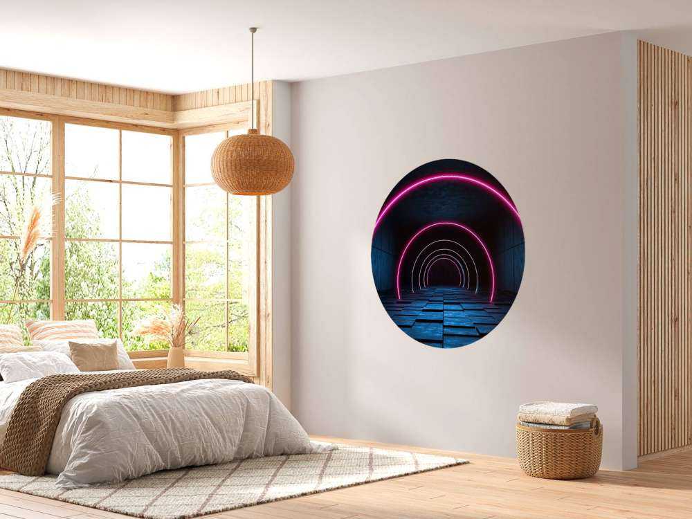 Couloir moderne et futuriste