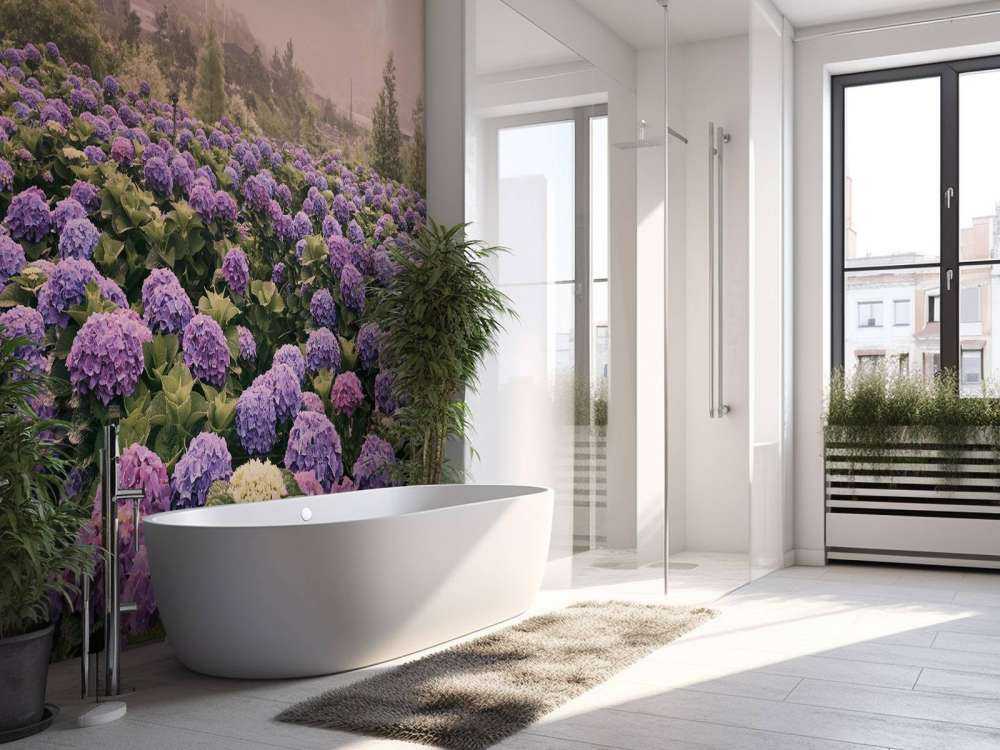 Hortensias à Beitou