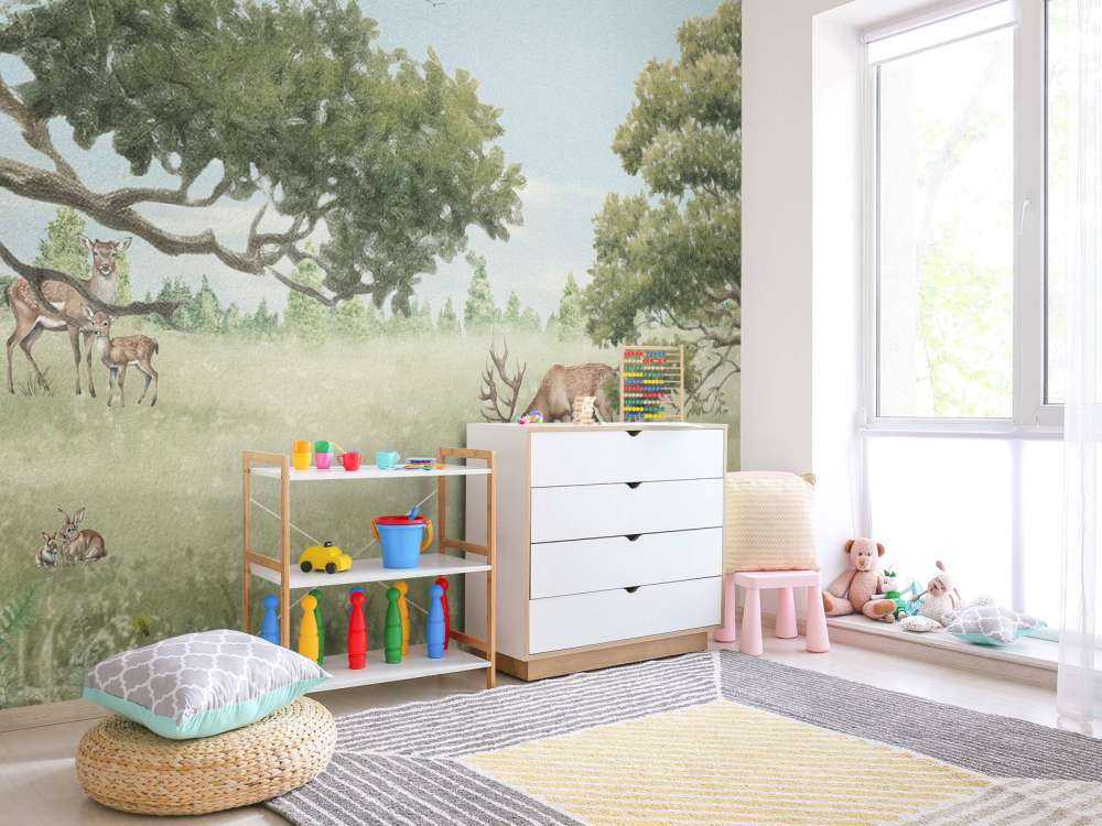 Paysage avec animaux