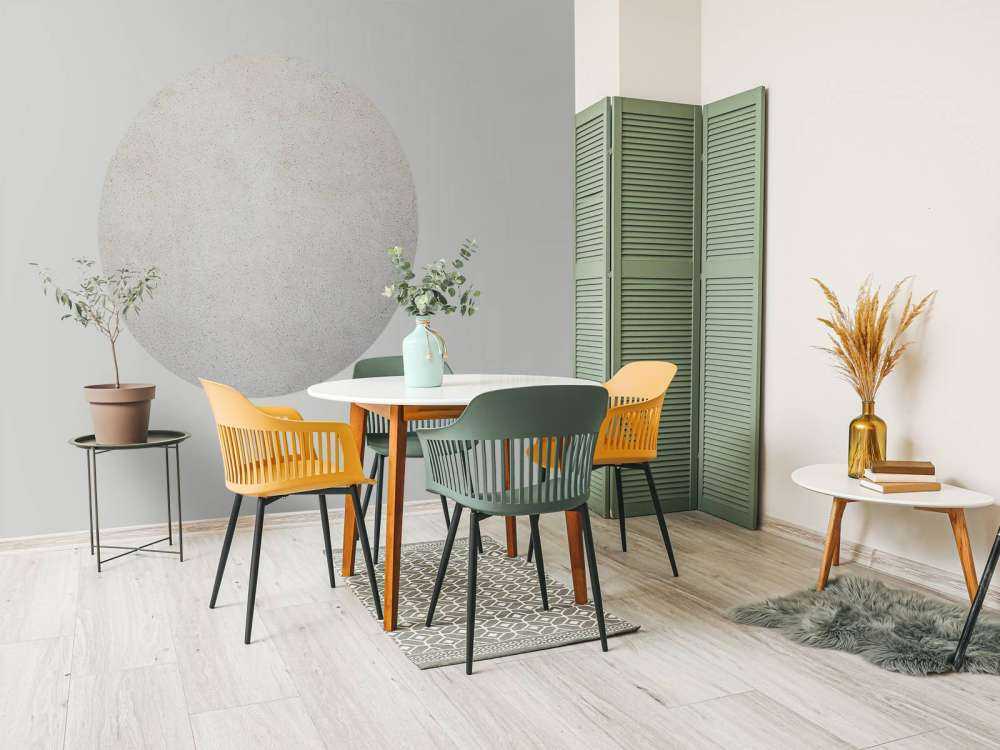 Structure en béton avec des pierres fines