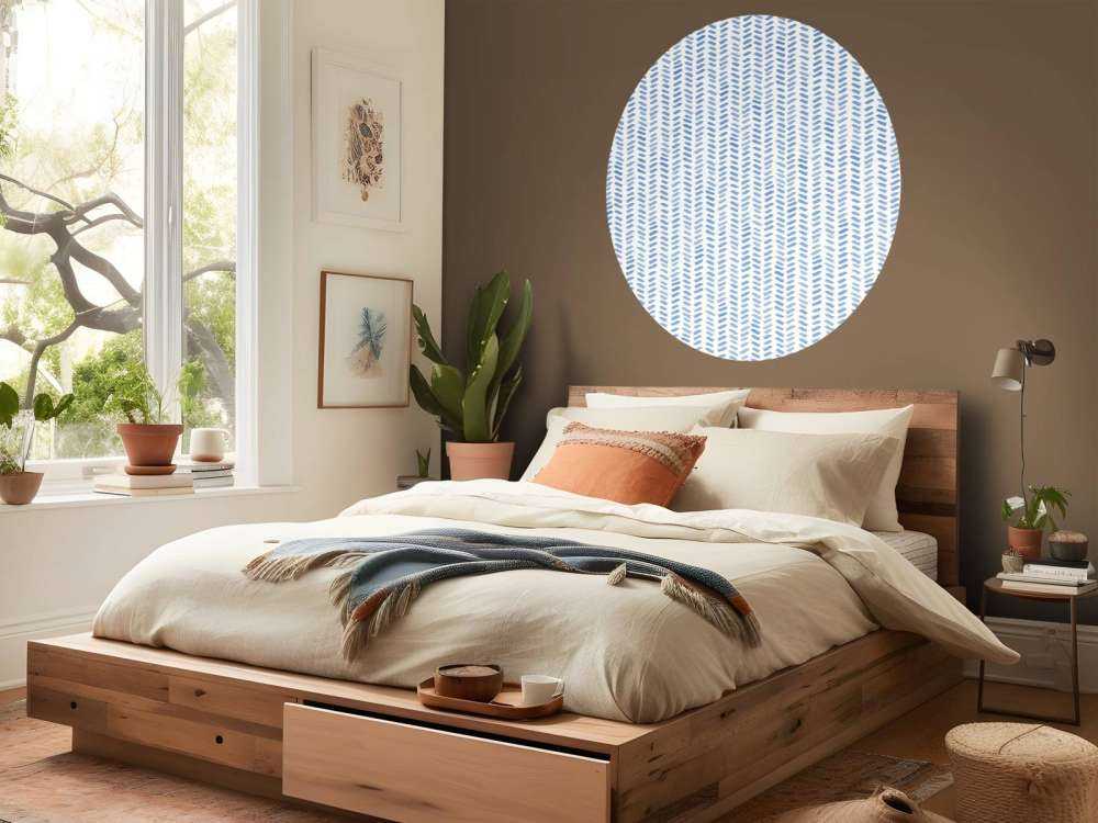 Motif Tirets bleus