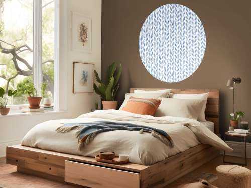 Motif Tirets bleus