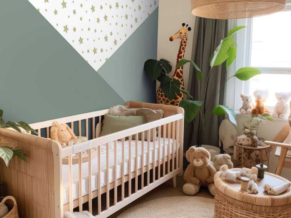 Triangles verts avec des étoiles