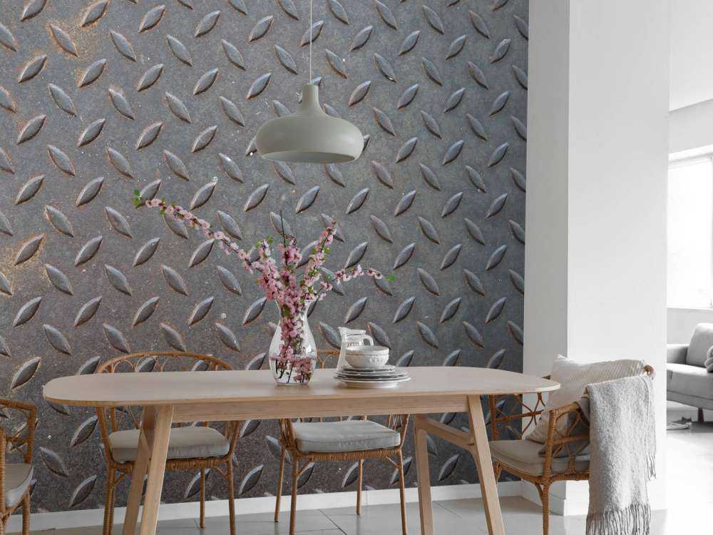 Gros plan sur l'acier