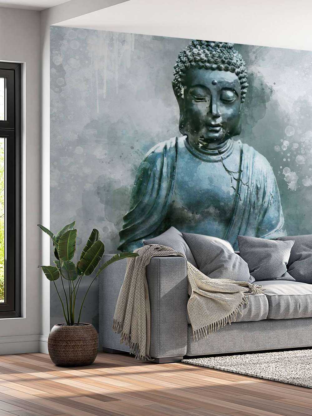 Aquarelle de Bouddha