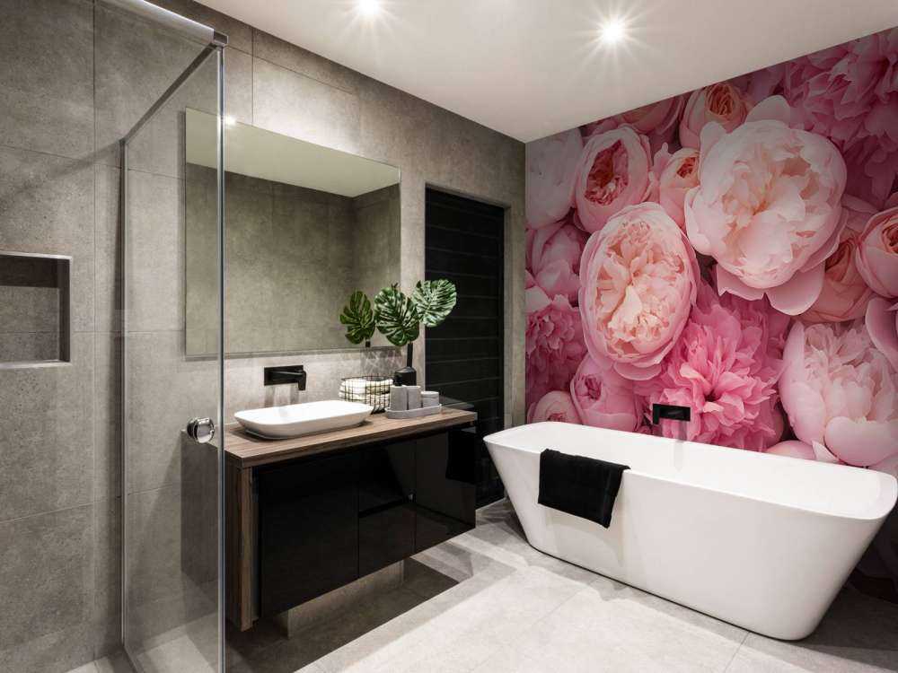Blossom cascade floral spring pastel pink