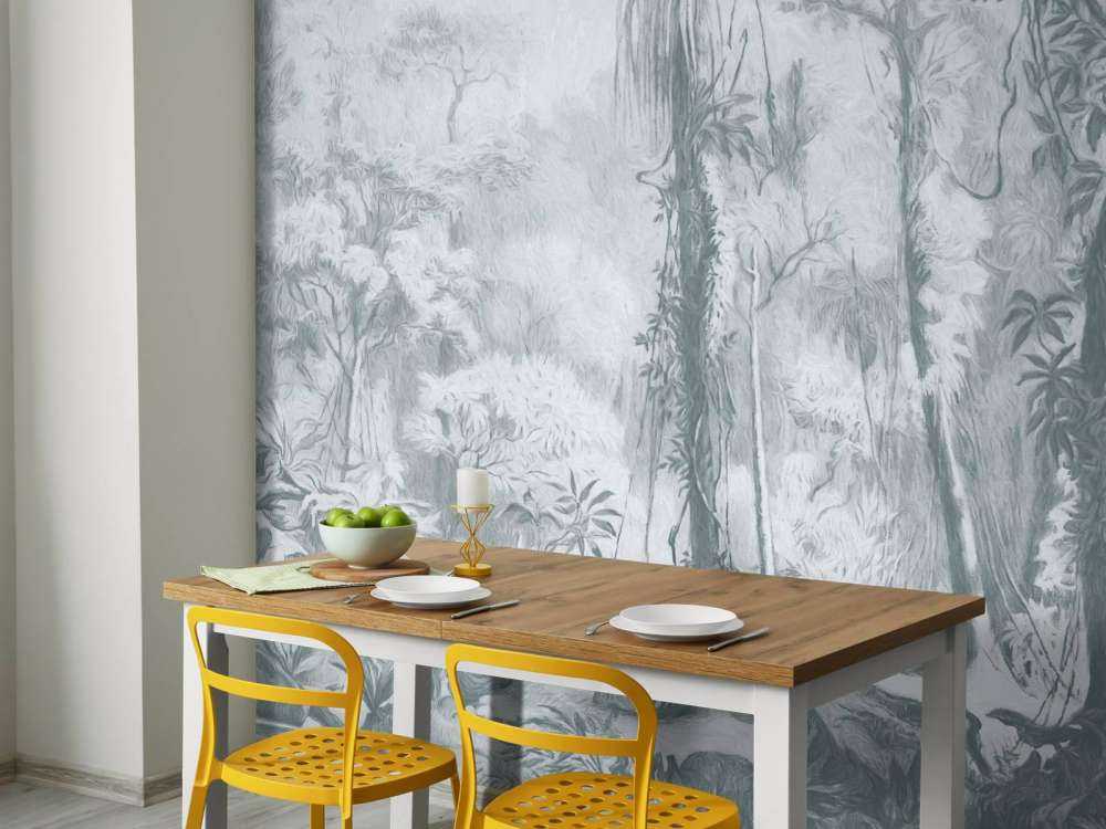 Forêt tropicale - bleu