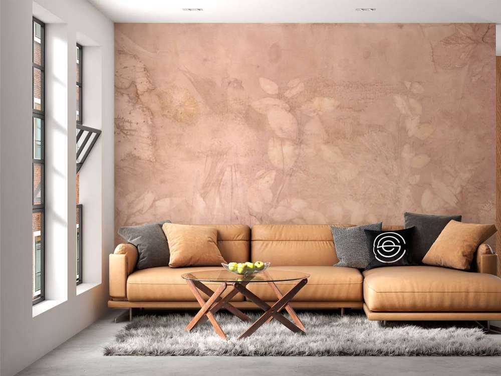 Baies sauvages et plantain - monde de rêve en rose