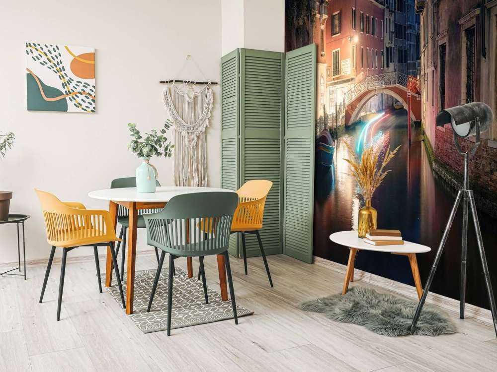 Gracht nocturne à Venise