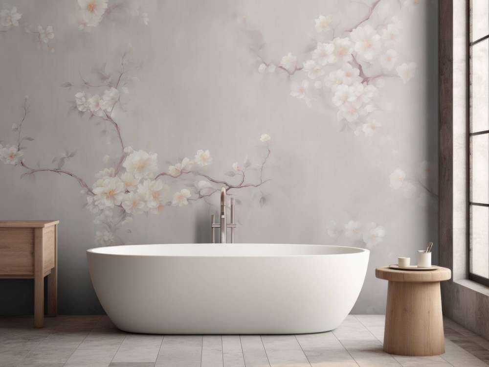 Branches de fleurs taupe adorables