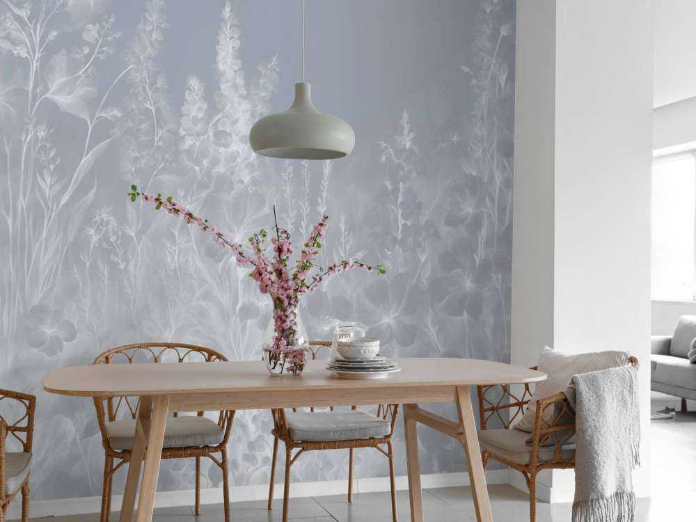 Jardin anglais tendre - gris