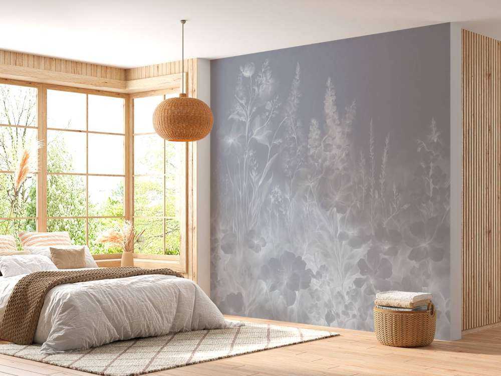 Jardin anglais tendre - gris