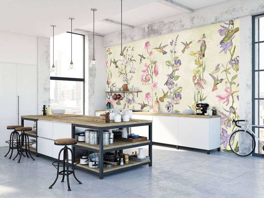 Fleurs de pré et de jardin jaunes