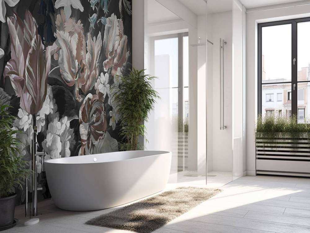 Bouquet avec des pions orange