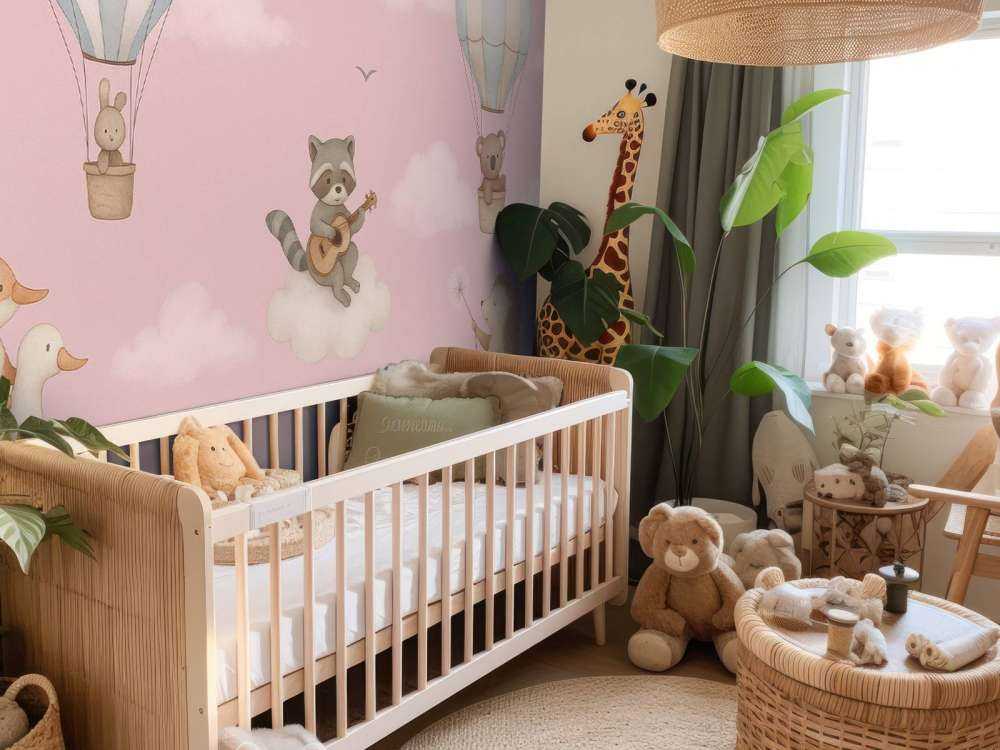 Jeu de lumière dans un ciel rose nuageux