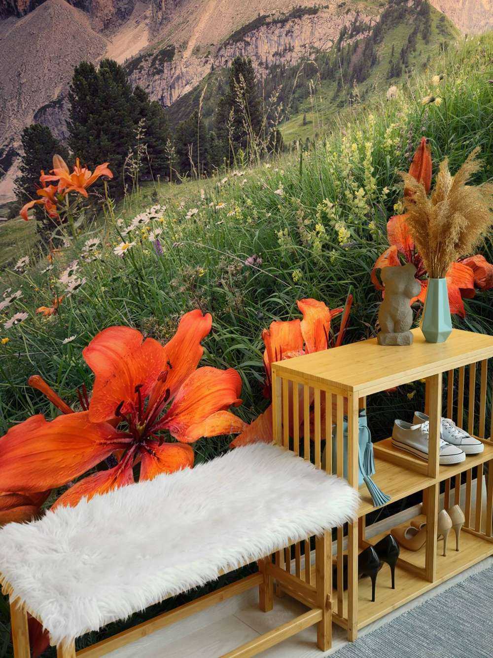 Lueur d'été dans les Alpes