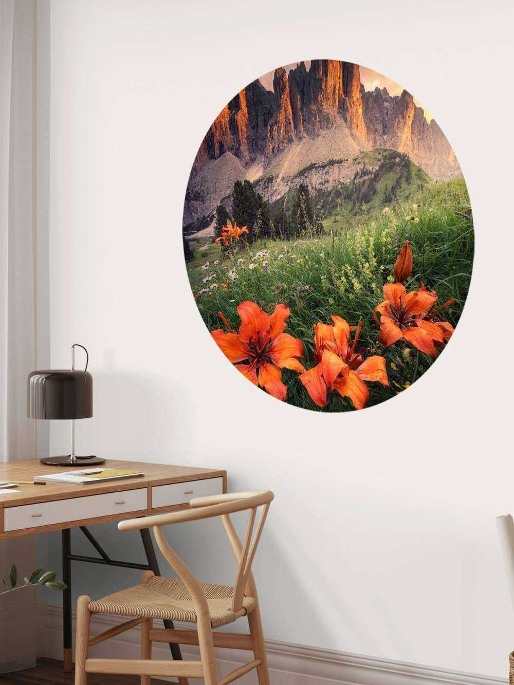 Lueur d'été dans les Alpes