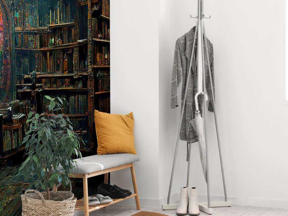 Salle de livres enchantée