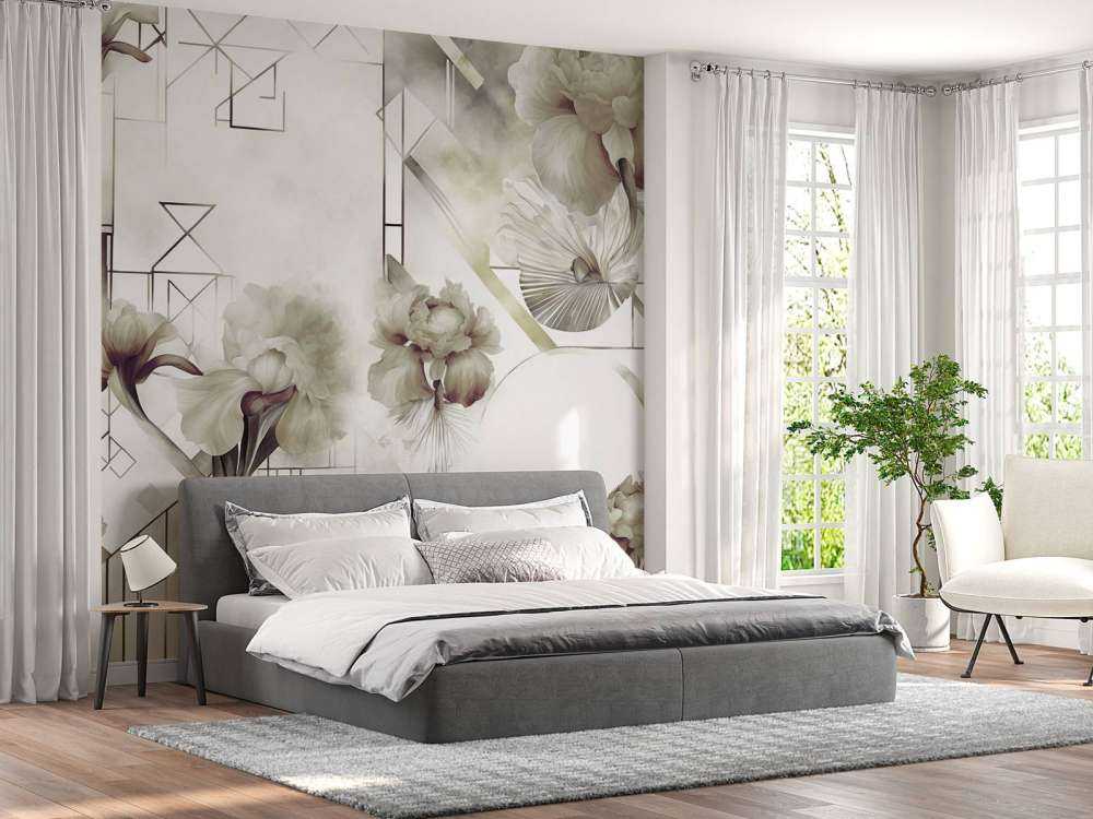 Géométrie Aquarelle Verte