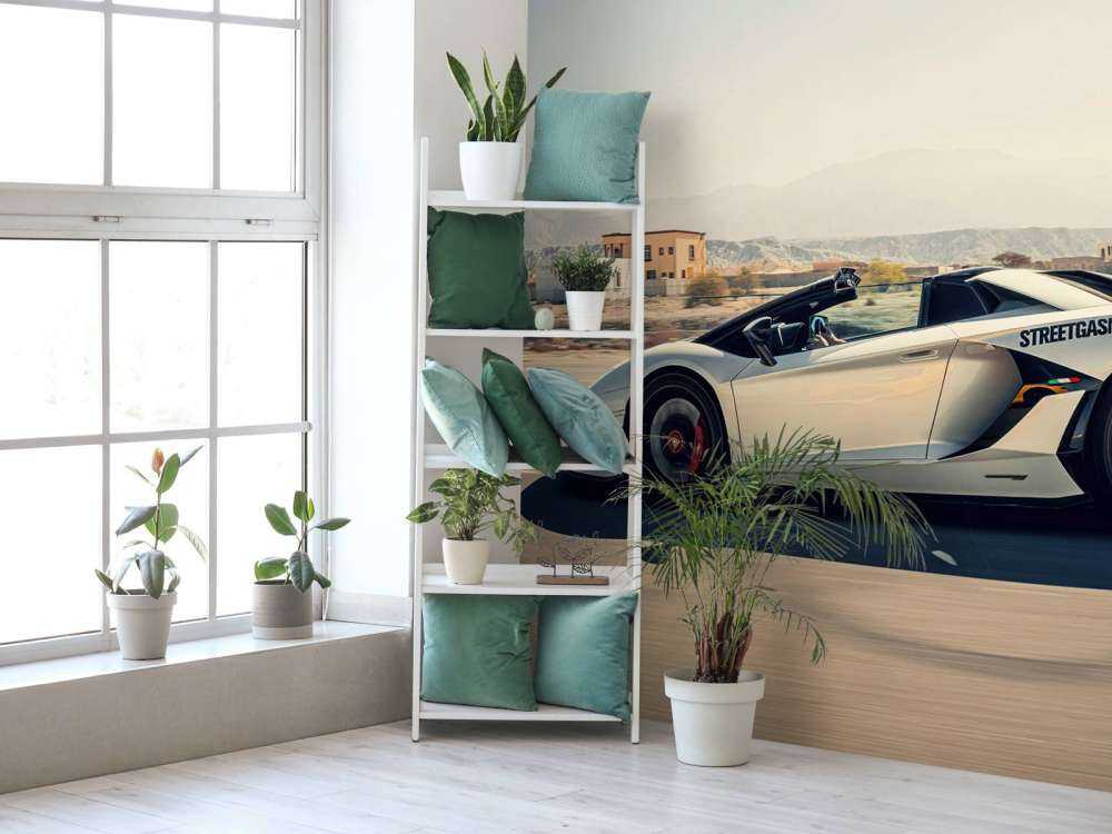 Lamborghini Aventador Roadster dans le désert