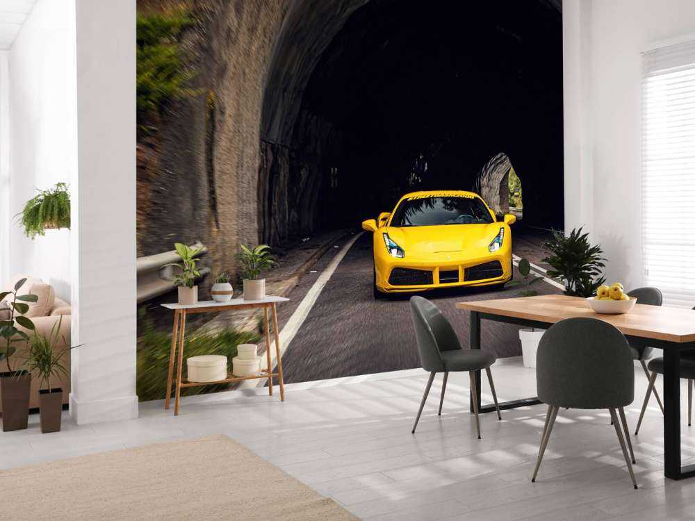 Ferrari 488 GTB sur route de montagne