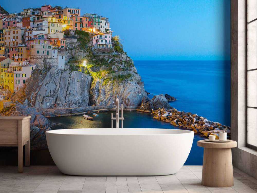 Ville italienne de nuit