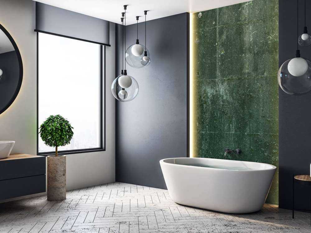 Aspect de béton vert