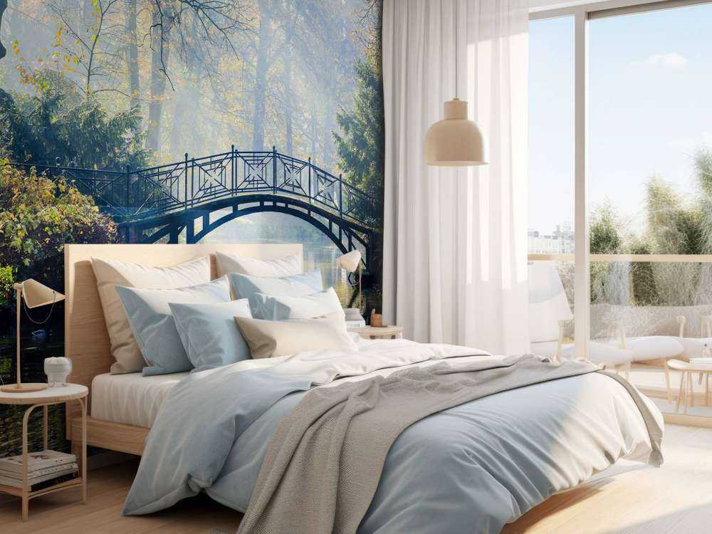 Vieux pont en automne