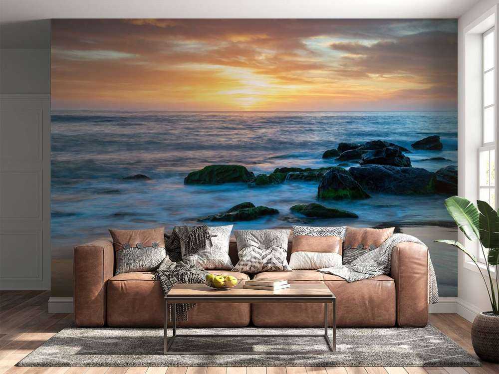 Lever de soleil romantique