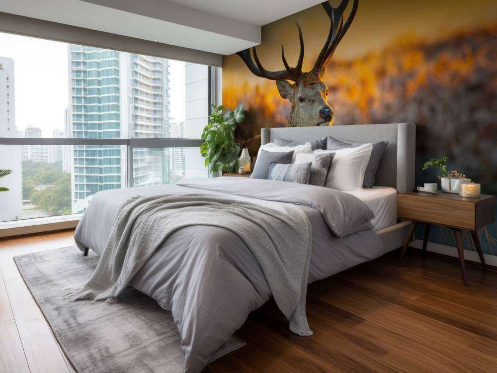 Cerf dans une réserve naturelle