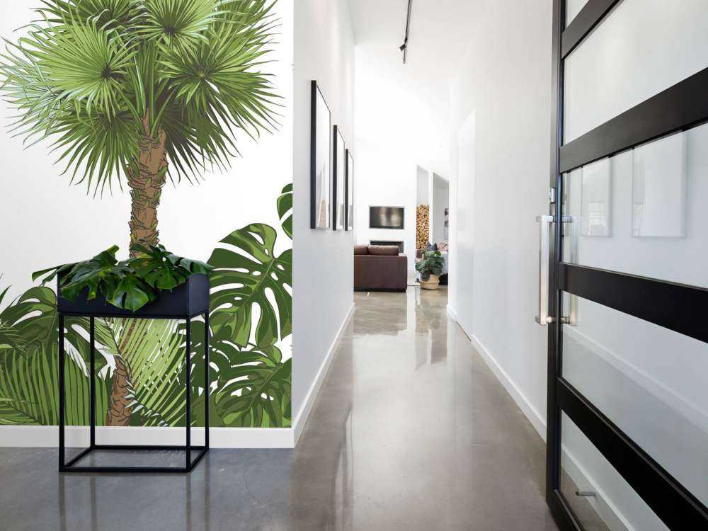 Plantes tropicales vertes