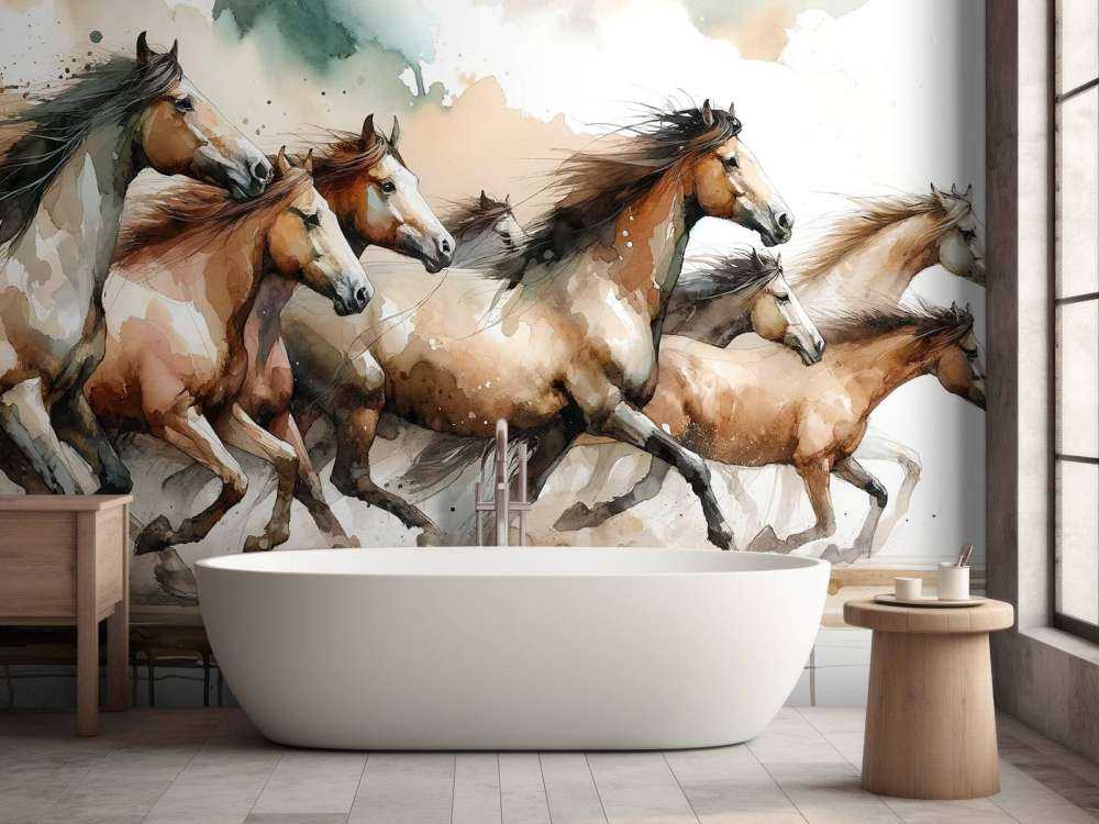 Chevaux au galop