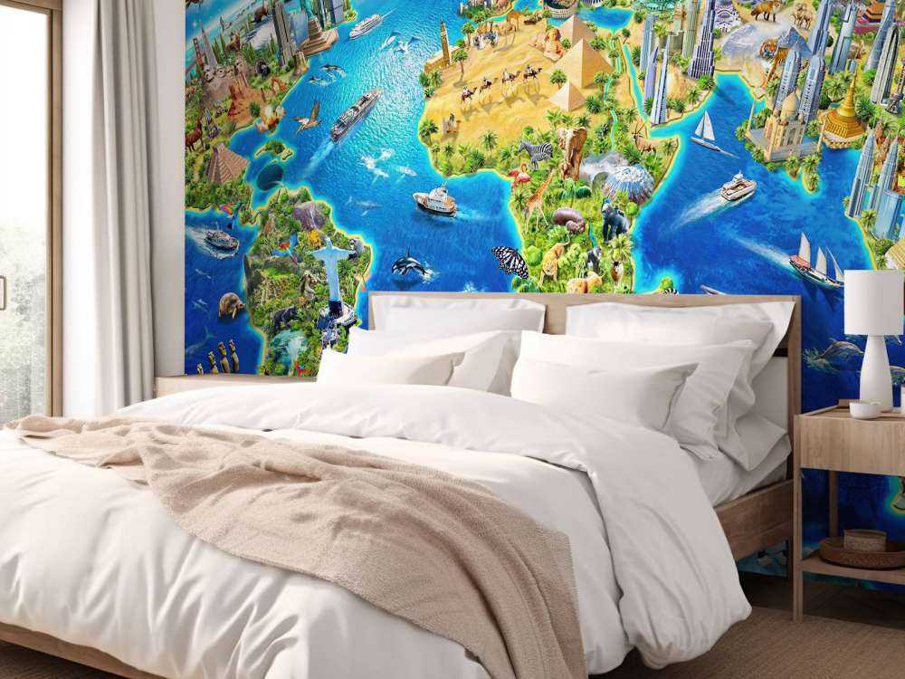 World Landmarks Globe